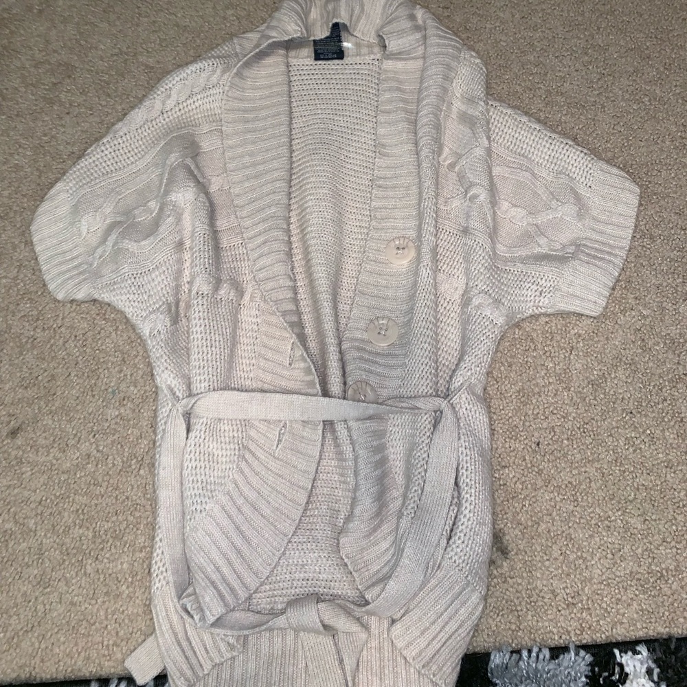 Cream cardigan